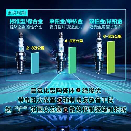 NGK铱铂金火花塞火嘴91898四支装A4Q35途观途昂迈腾探岳速派