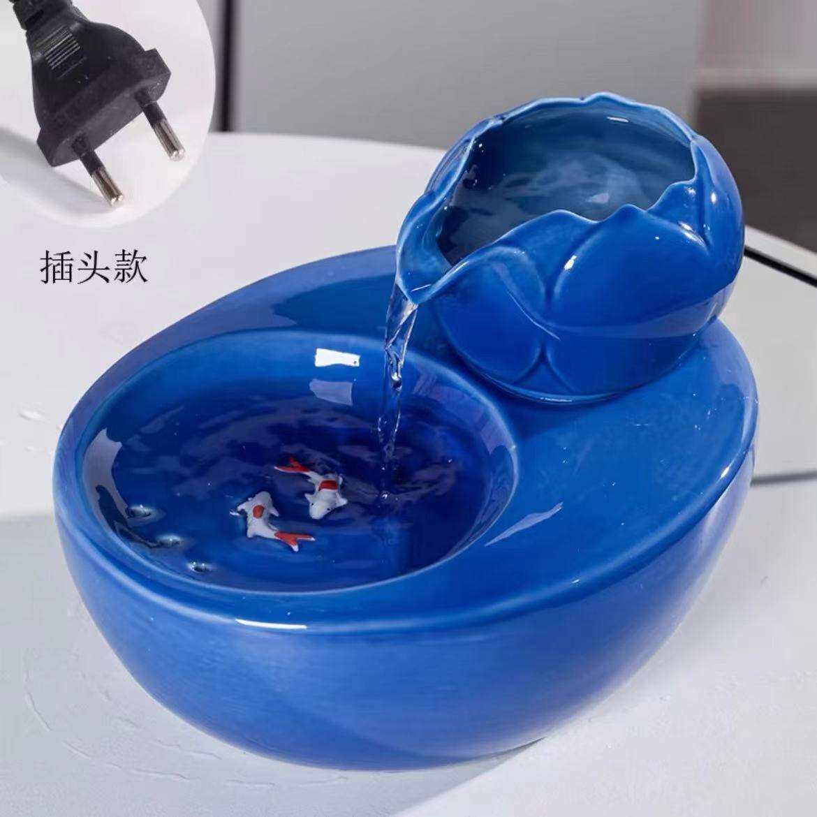 猫用饮水机宠物狗用品 流动流水喷泉活水猫喂水喝水神器自动循环
