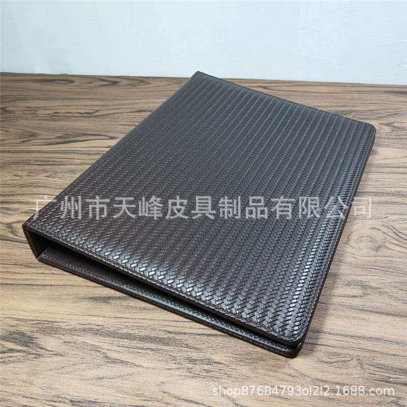 高档pu皮革服务指南本酒店客房服务指南夹A4活页夹文件夹A6便签夹