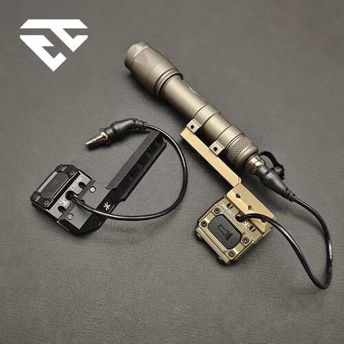 M600M300手电筒ModButton鼠尾线控开关20MM滑轨版底座金属