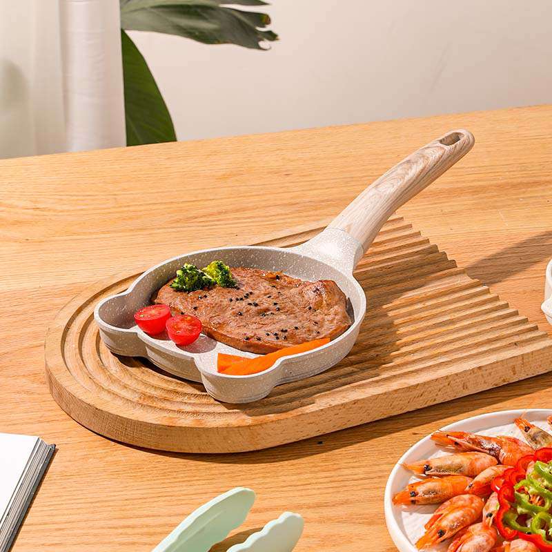 麦饭石早餐锅煎蛋锅鸡蛋汉堡锅煎饼煎牛排神器家用小锅平底不粘锅
