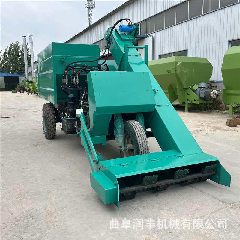 自卸式牛场铲粪车三轮底盘牧场清粪机养殖场牛羊马粪便清理机