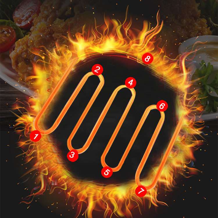 电扒炉商用台式电铁板烧铁板鱿鱼机818B扒炉手抓饼机器创业设备