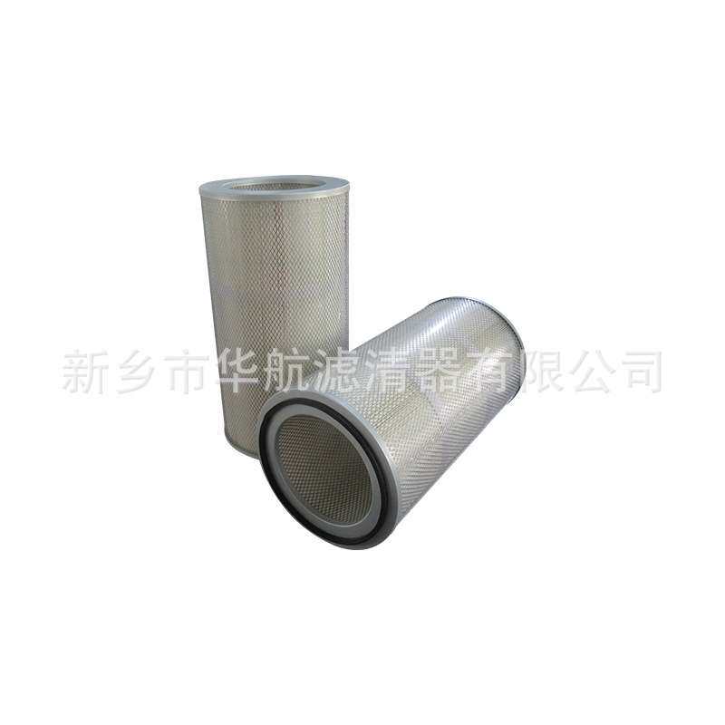 工业除尘器滤芯 350*660物料输送集尘器滤筒 覆膜聚酯除尘滤筒