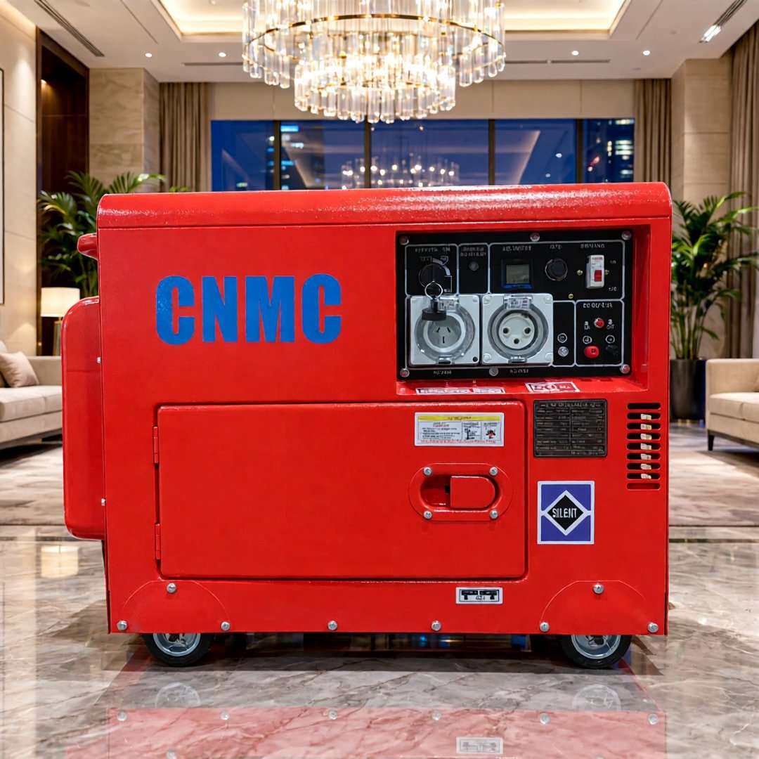 便携式柴油发电机组 8KW 9KW小型柴油发电机220V户外静音发电机