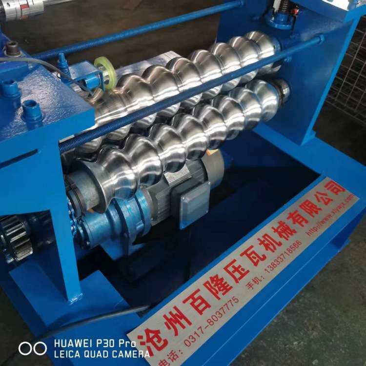 波纹板弯弧机花圃围栏蓄水池彩钢波浪拱形瓦打拱机