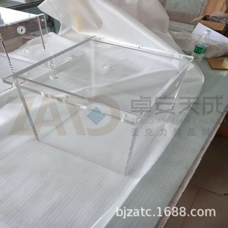 亚克力有机玻璃透明五面盒有机玻璃水箱实验盒子透明玻璃展示罩