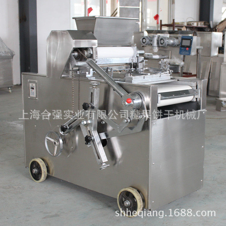 上海合强生产曲奇饼干机HQ-400型机械版曲奇机小型食品加工设备