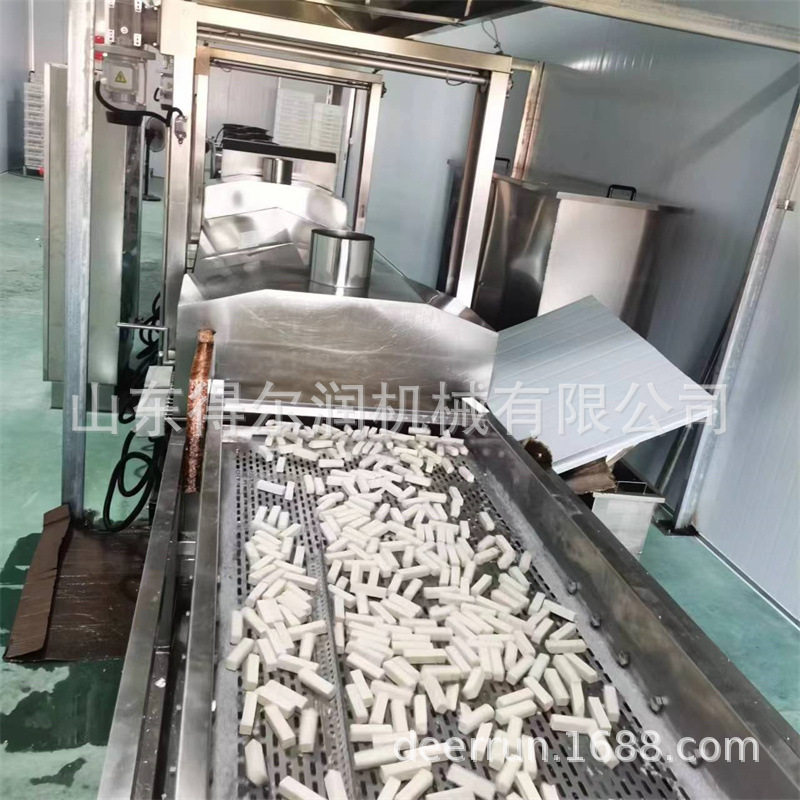 2023火锅芋头油炸机芋头条油炸流水线设备大产量全自动化生产线