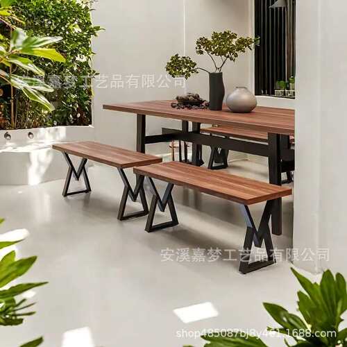 铁艺金属桌腿支架电脑会议桌书桌桌架法式简约架大板桌脚厂家直销