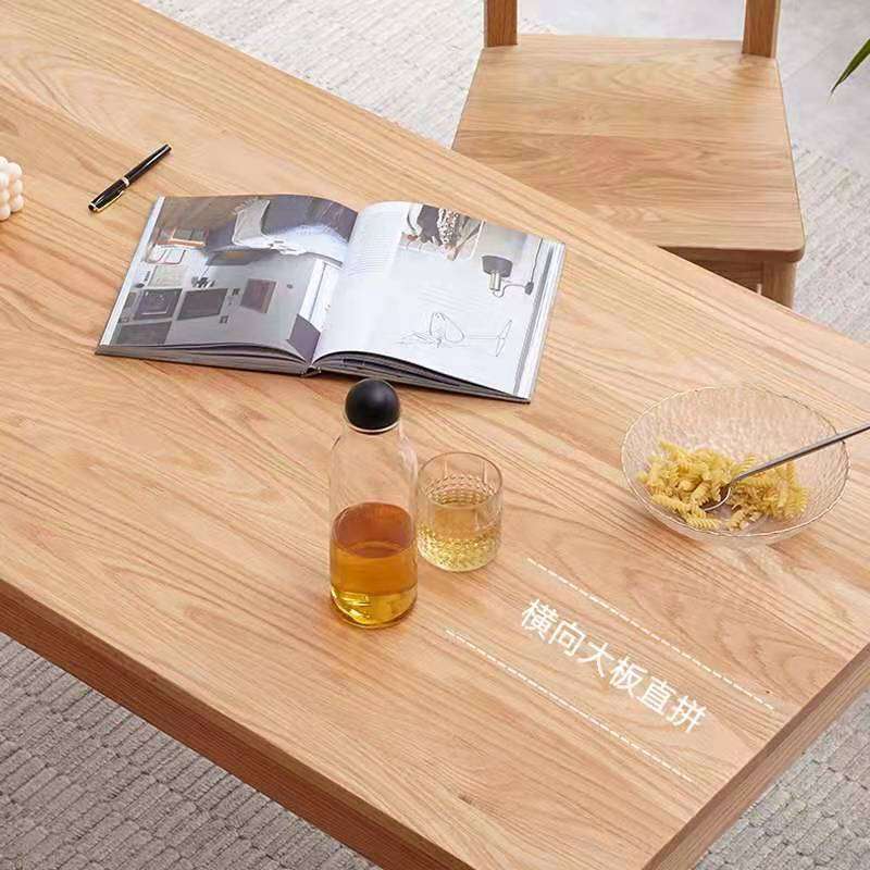 青岛厂家直发实木餐桌简约橡木小户型饭桌北欧家用餐桌椅组合家具