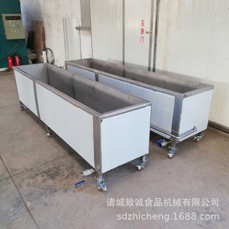 丸子定型蒸煮设备 双层保温蒸煮槽 蒸汽肉类去腥焯水槽
