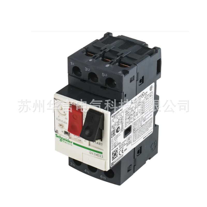 供应 热磁式 电动机保护断路器 GV2ME01C 整定电流 0.1-0.16A