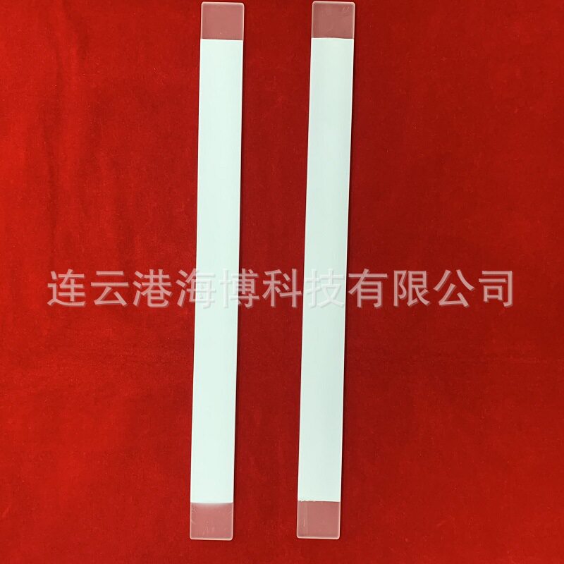 双面镀陶瓷膜石英玻璃片长方形镀膜石英片