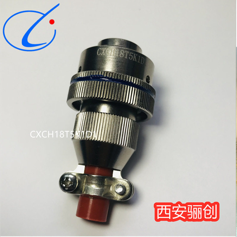 新品圆形连接器CXCH18T4K1P1CXCH18F4Z1P1公母头4芯接插件