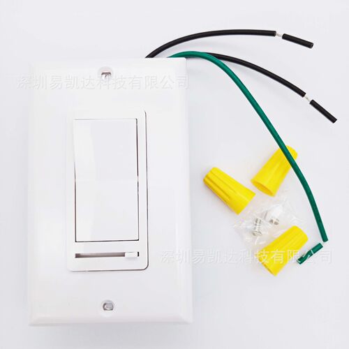 120V可控硅美规面板式调光器 LED吸顶灯按钮滑动微调调光控制器