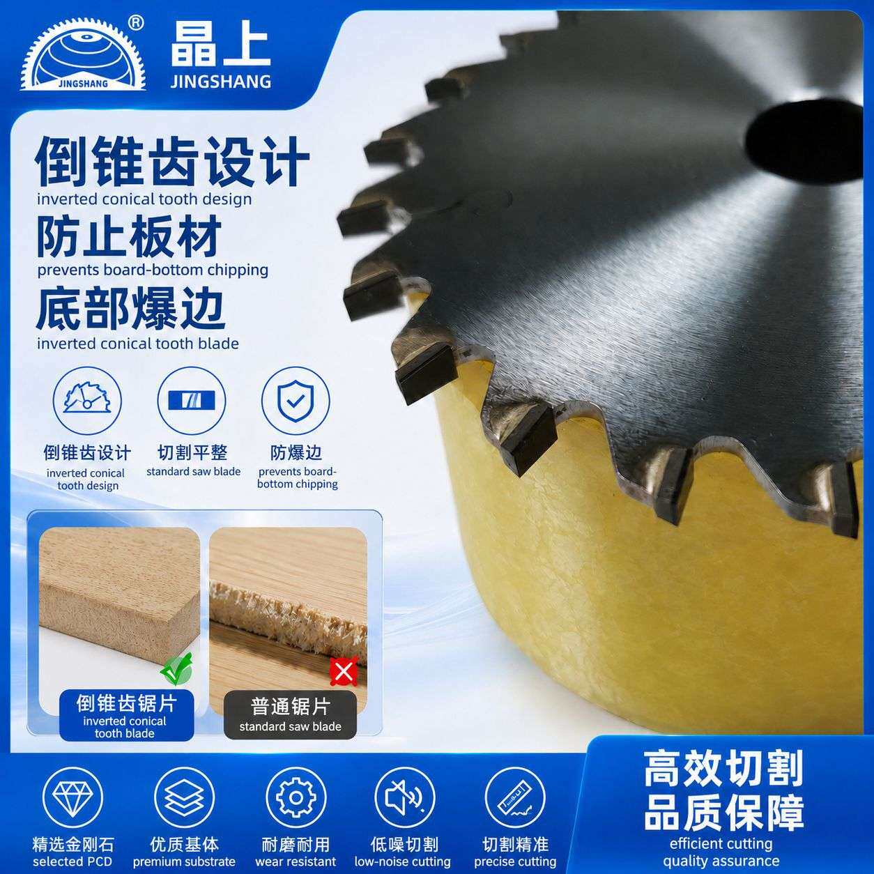 PCD Diamond Scoring Saw Blade 120木工金刚石划线锯片推台锯片