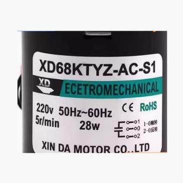 XD电机马达XD68KTYZ-BC-S1XD68KTYZ-AC-S1220V50HZ-60HZ28W