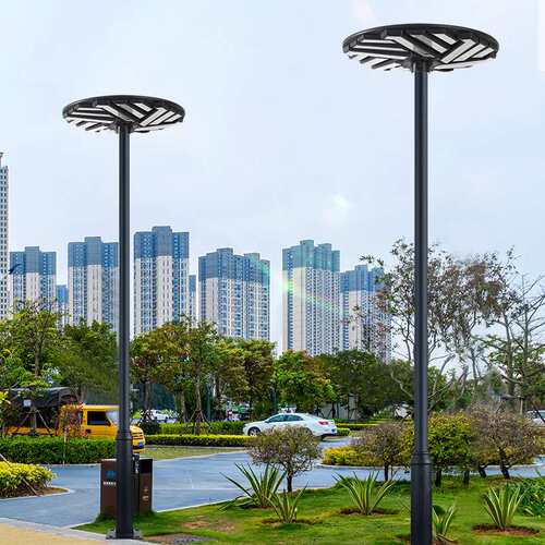 太阳能灯led公园庭院大功率飞碟灯新农村路灯ufo户外自动感应强光