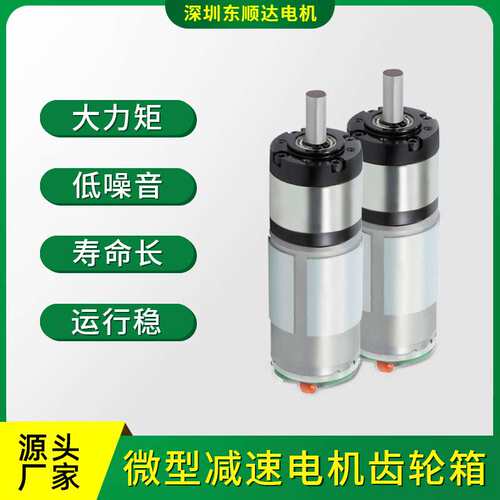 东顺达DSD-36RP555直流有刷微型减速电机马达90云台机器人齿轮