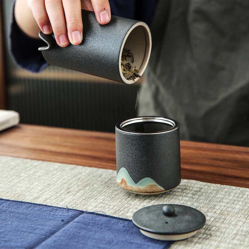 日式茶具套装懒人自动茶具旅行茶具一壶两杯三杯陶瓷户外便携式