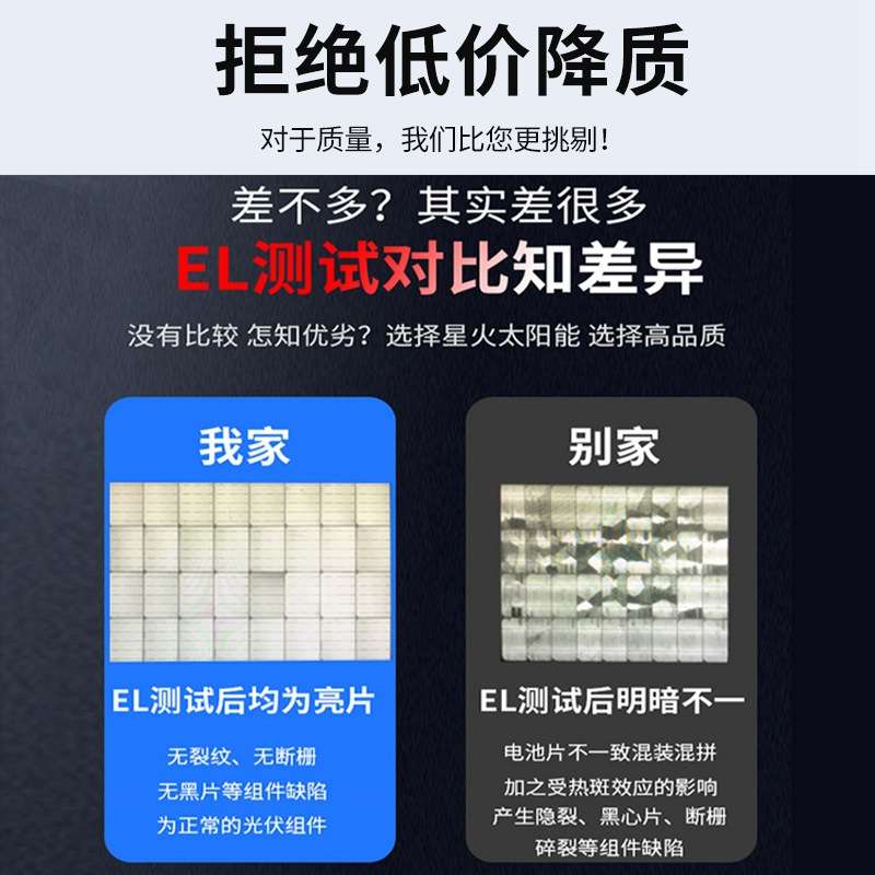 单晶太阳能板300W-550W-585W光伏板电池板发电板家用户外系统组件