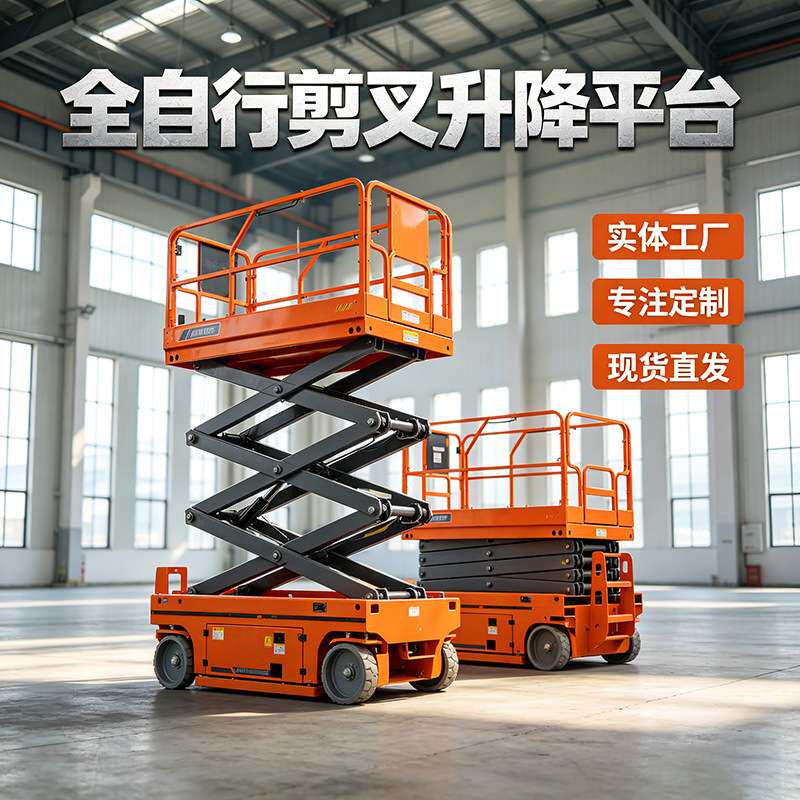 外接电源移动剪叉式升降机 电动液压高空作业平台 厂房维修登高车