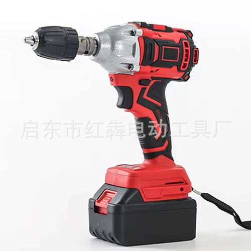 跨境无刷锂电电动扳手多功能架子工脚手架冲击扳手风炮工具起子机