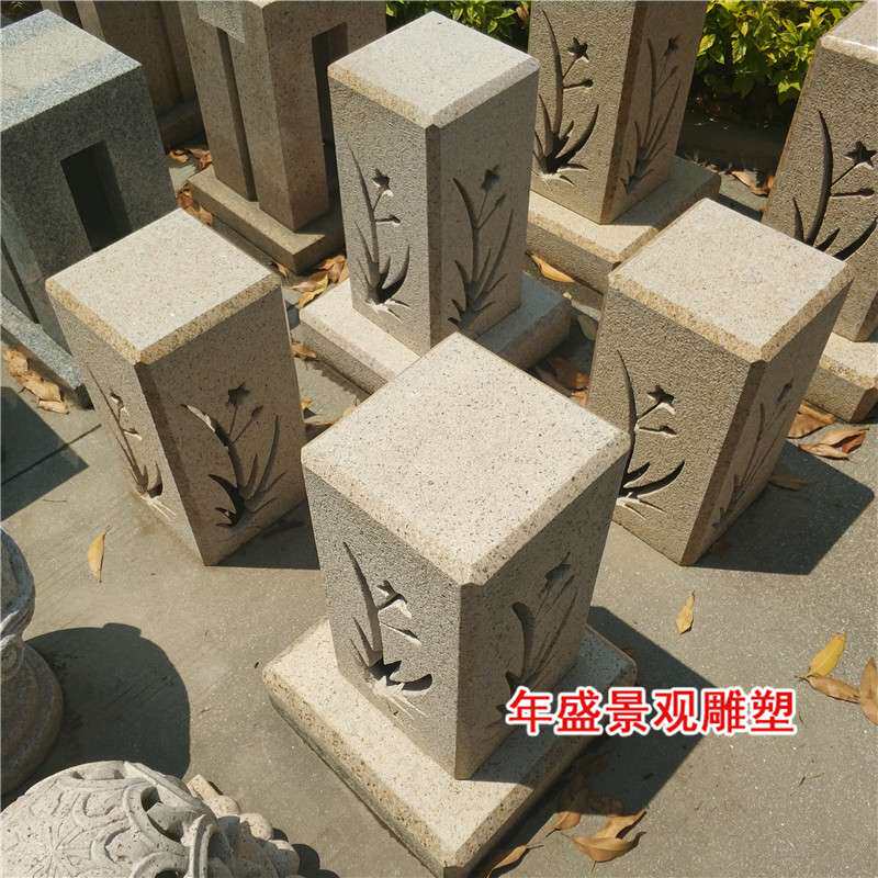 广场公园石雕灯具　户外装饰摆件夜晚照明落地灯