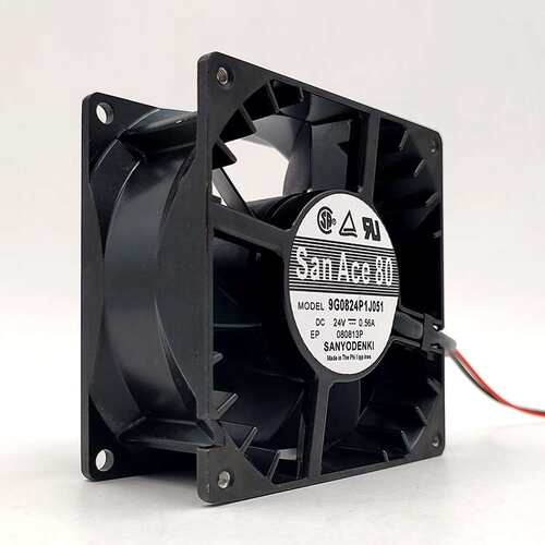 San Ace 80 9G0824P1J051 24V 0.56A 8038 8CM铝框耐高温散热风扇