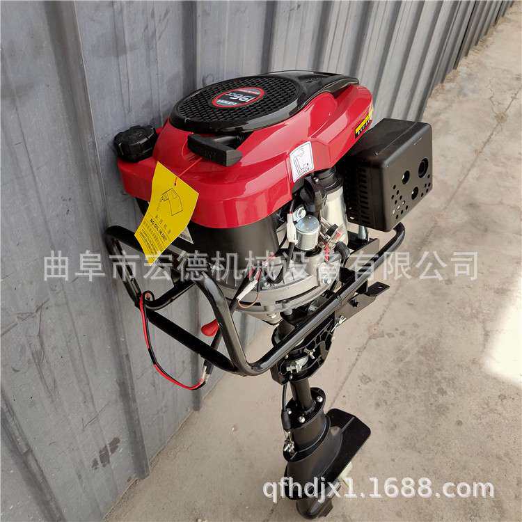 新型四冲程船挂机 汽油9马力挂桨机 风冷船用发动机厂家