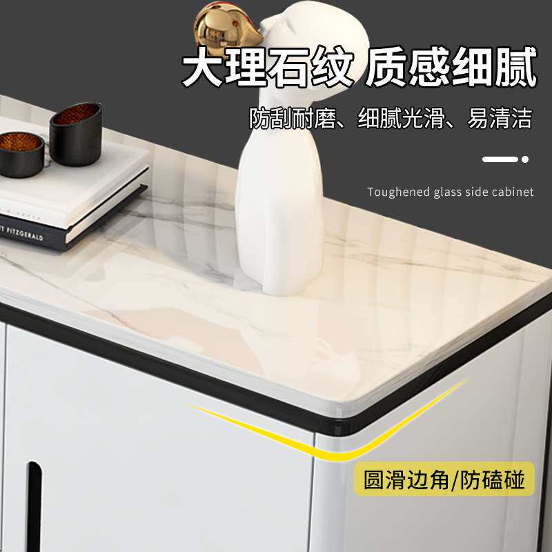 餐边柜一体靠墙储物柜厨房收纳碗柜餐厅茶水柜橱柜多空间收纳