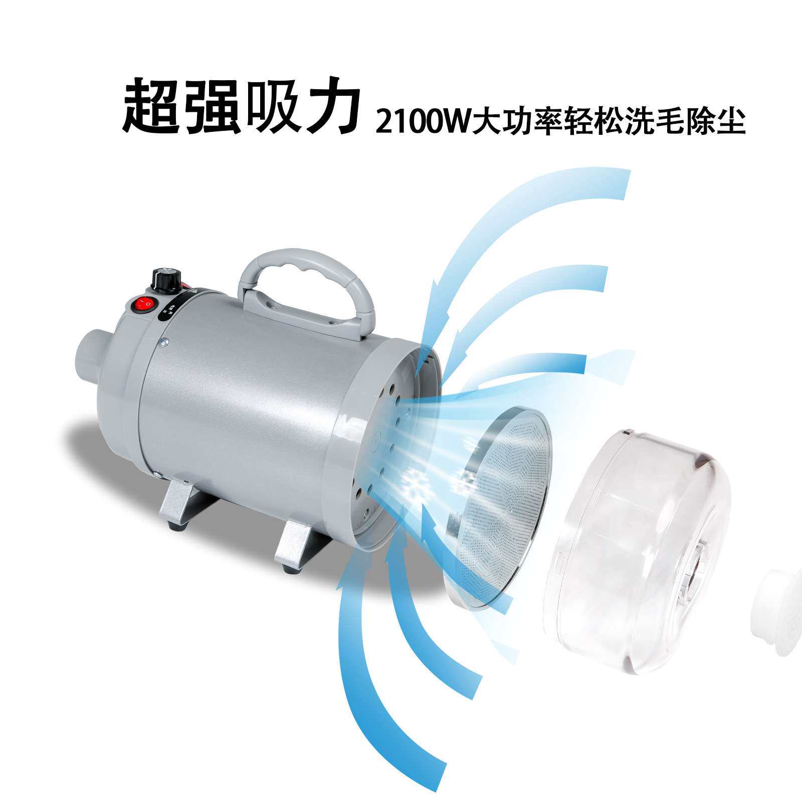 狗吹水机大功率洗澡快速吹干宠物吹风机狗狗吹风机专用烘干机