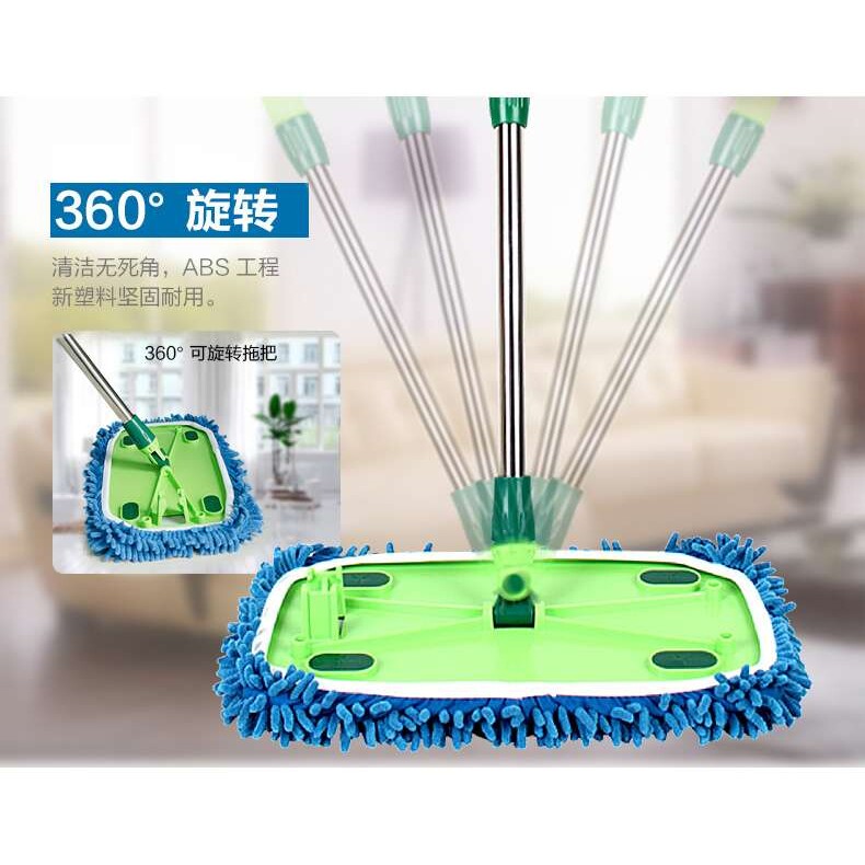 维卡 平板大号大码雪尼尔拖把木地板瓷砖懒人免手洗家用拖把墩布