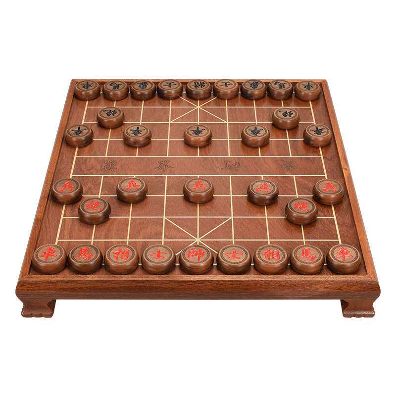 御圣中国象棋套装实木草花梨木象棋桌大号象棋子高档象棋盘TX-708