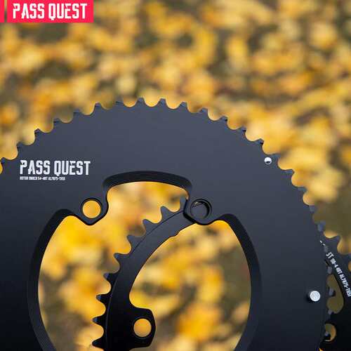 PASS QUEST rotor 110bcd 四爪曲柄专用 变速双盘 送加长铝盘钉