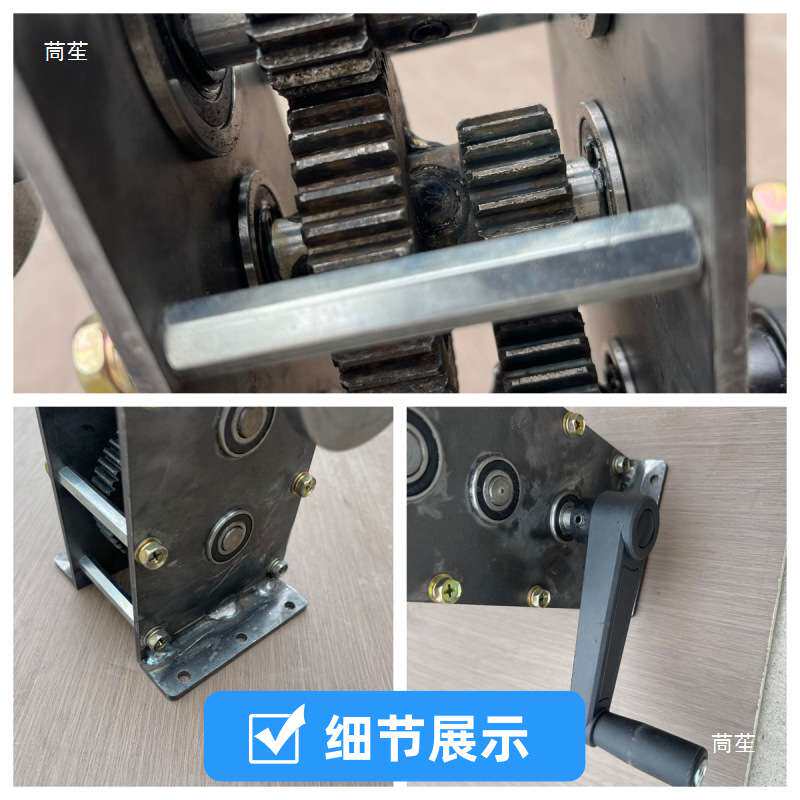 手摇增速减速齿轮箱变速箱支持金属发电机传动箱波箱风力水力