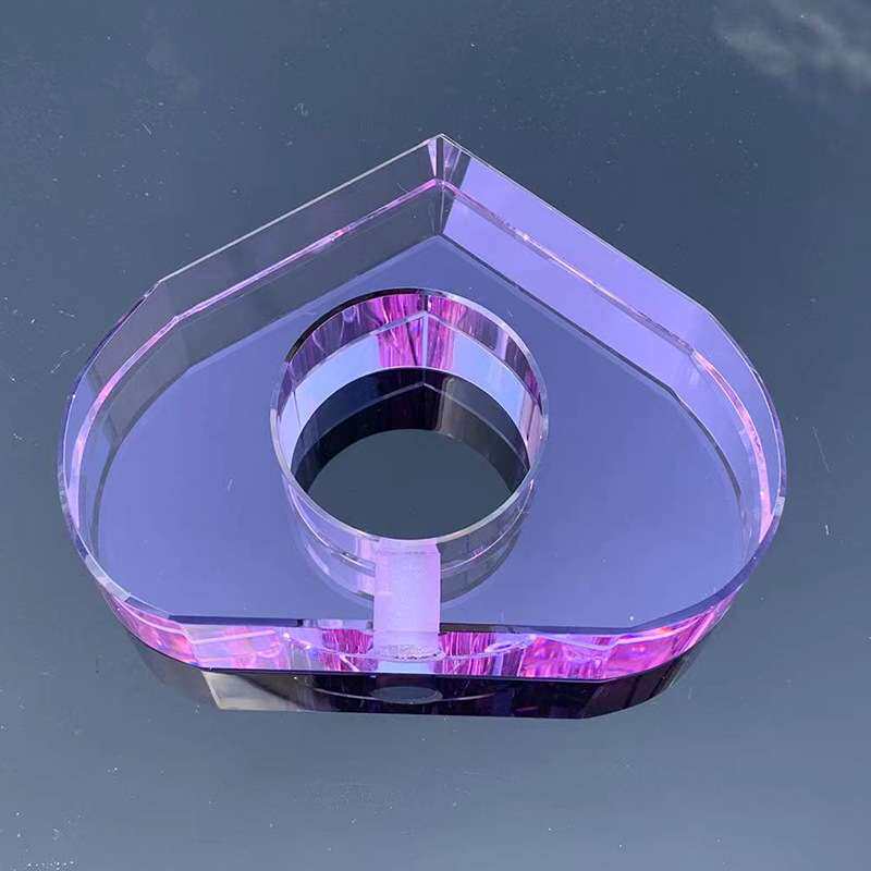 紫本色灯饰水晶灯罩水晶配件挂件各种形状颜色可选工艺品摆件灯具