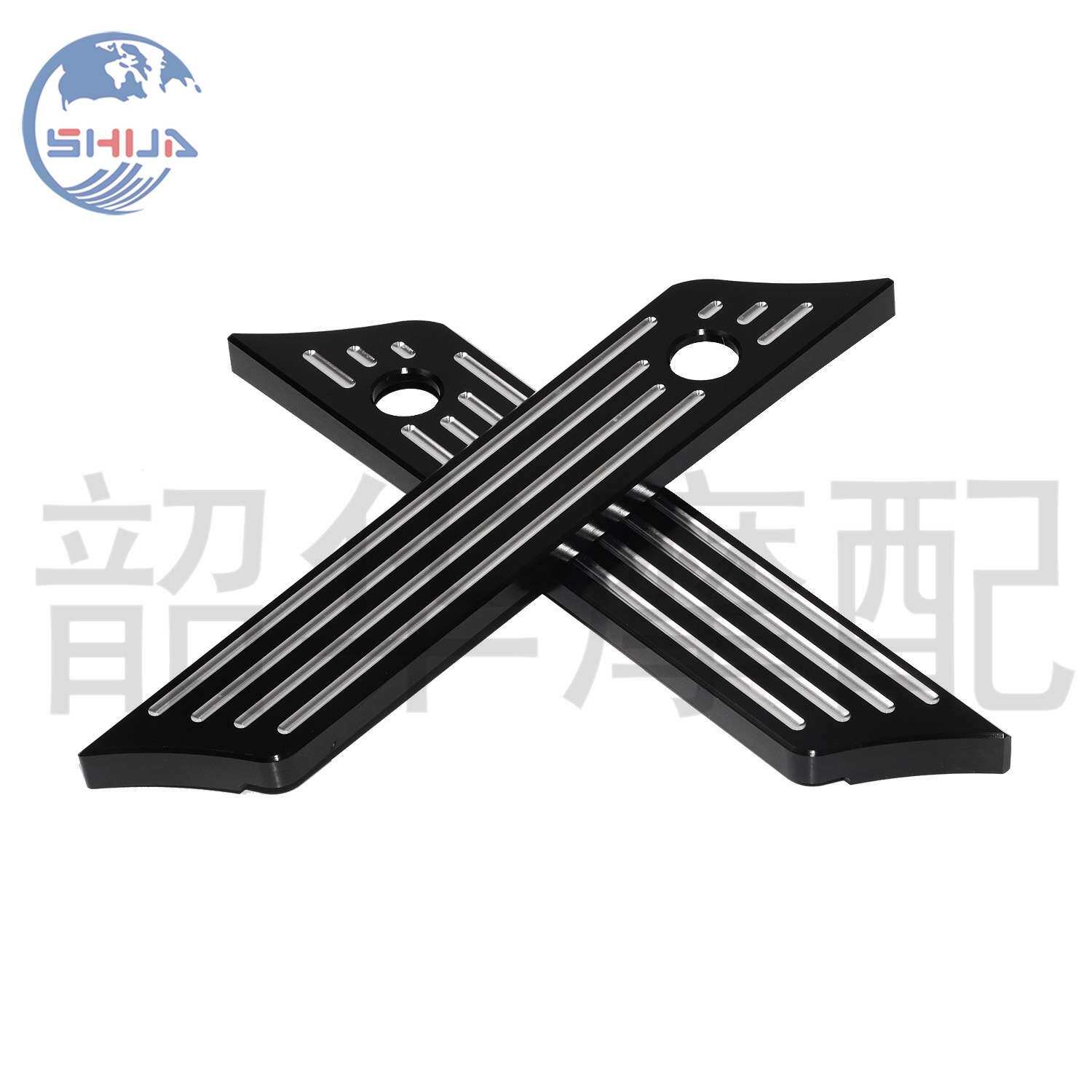 摩托配件改装 适用哈雷边箱锁盖 大滑翔后箱锁盖 边箱锁装饰盖