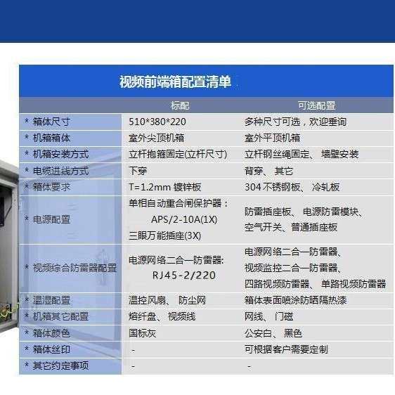 监控户外箱 室外设备箱 视频监控 电源 防雨箱厂家