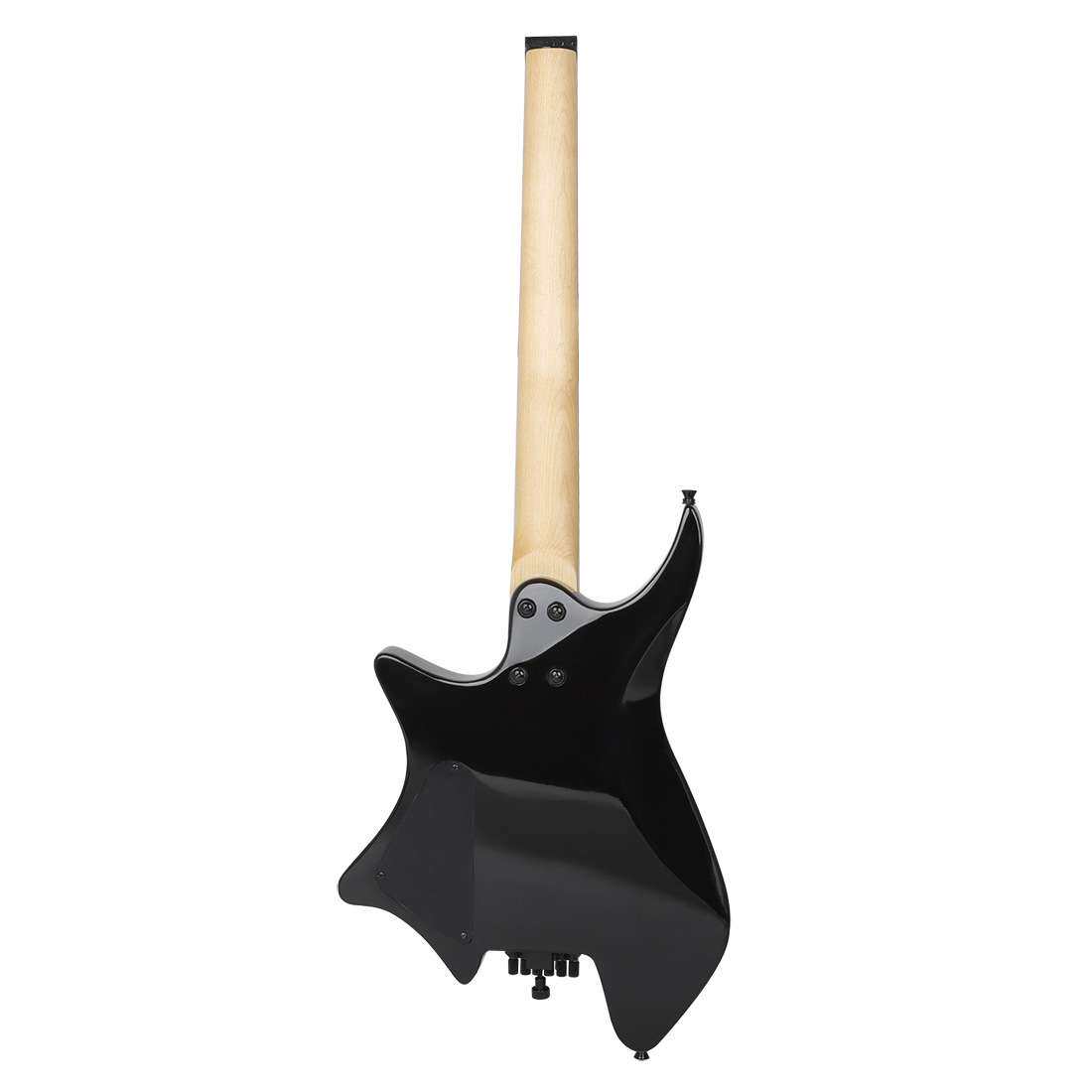 经典枫木无头异形电吉他双摇前卫金属摇滚guitar初学吉他音箱套装