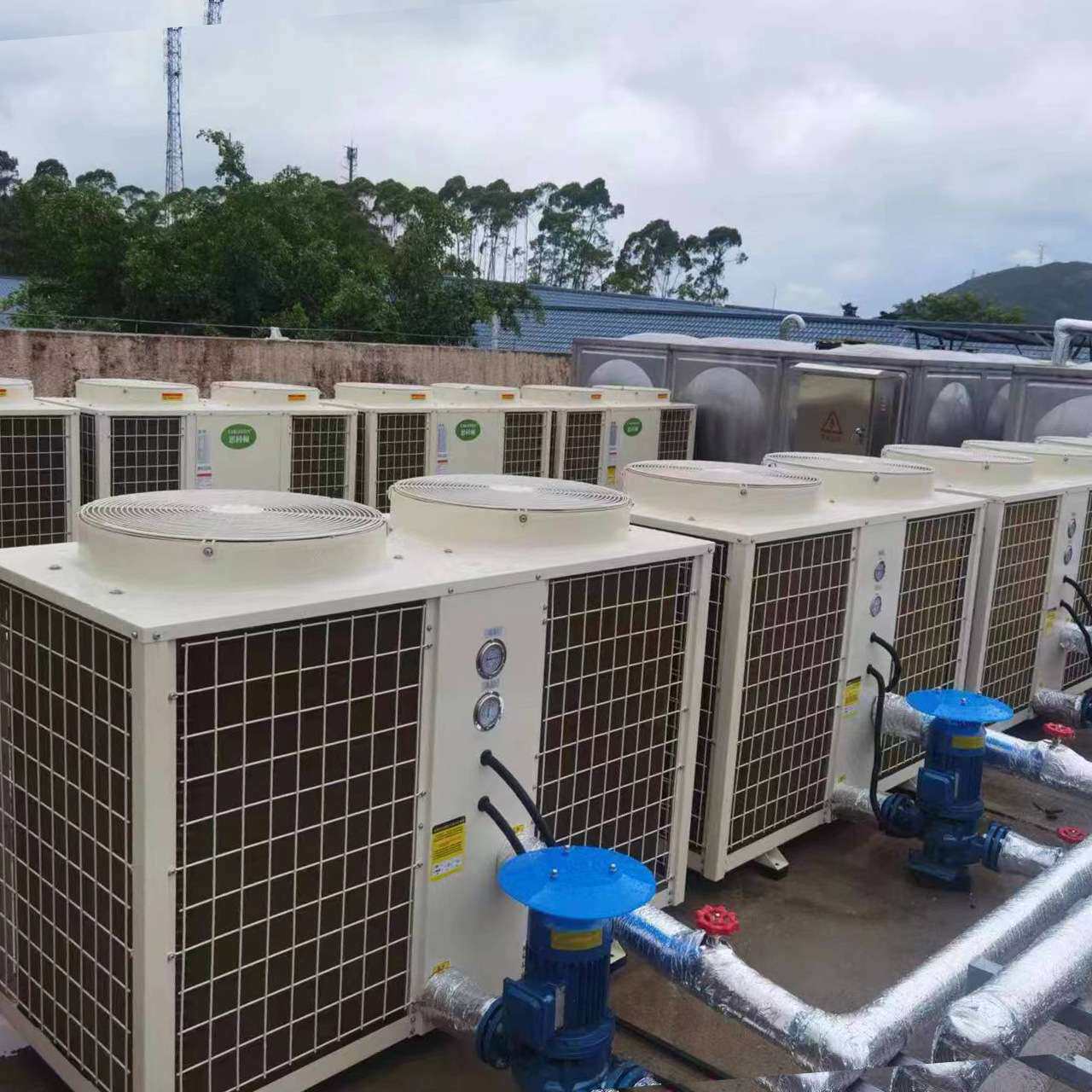 空气能供暖设备商用采暖热泵机组冷暖两用空气源主机超低温一体机