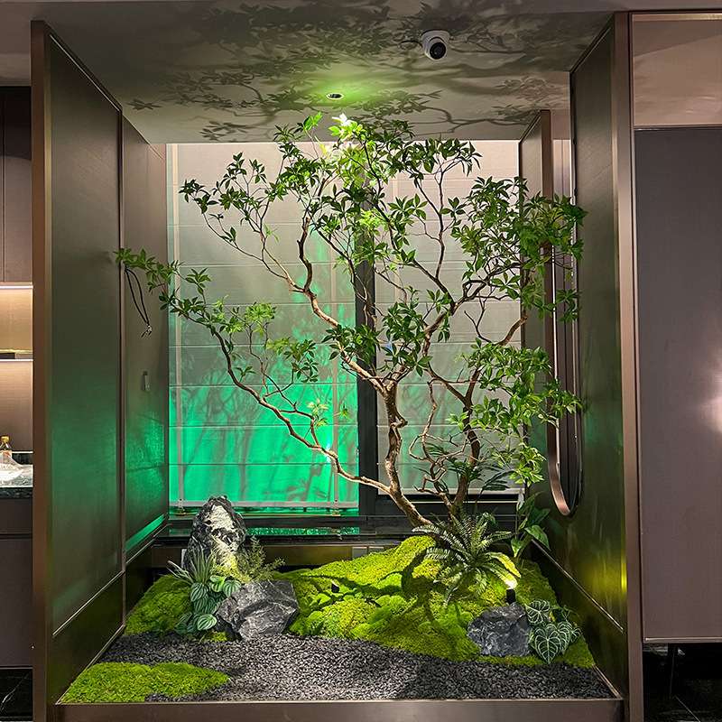 马醉木仿真绿植造景橱窗植物室内仿真装饰树大型假树简约景观假树