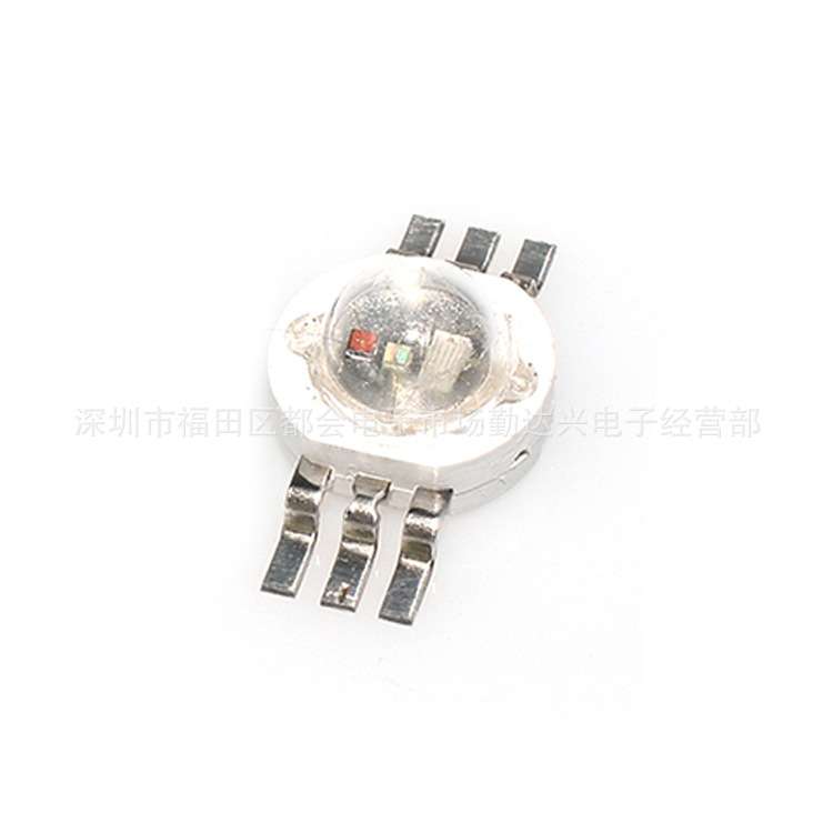 1WRGB七彩灯珠全彩六脚RGB6脚红蓝绿1Wrgb仿流明灯珠