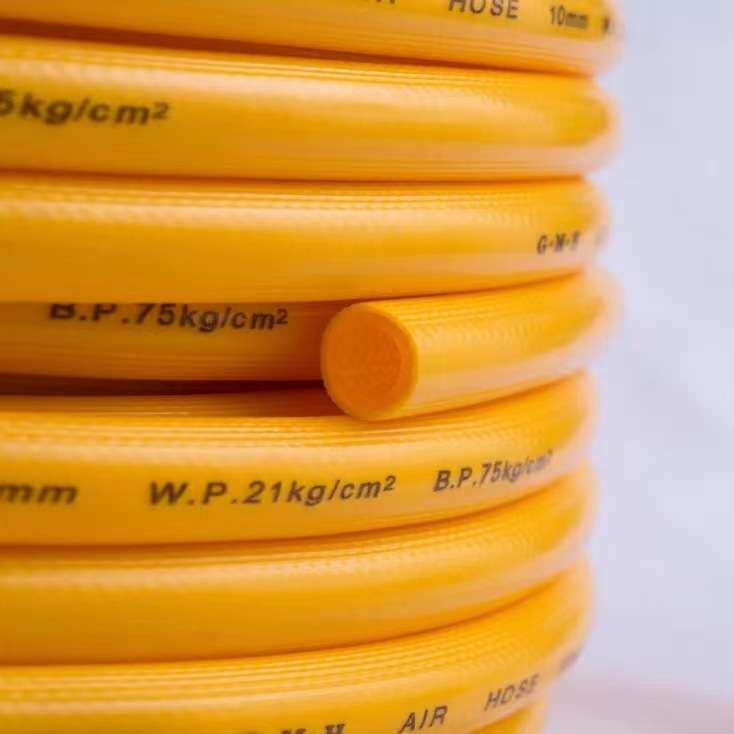 金牛头PCV高压黄管8.5 14 10MM16 13 20耐压力 编织气管 空压机管