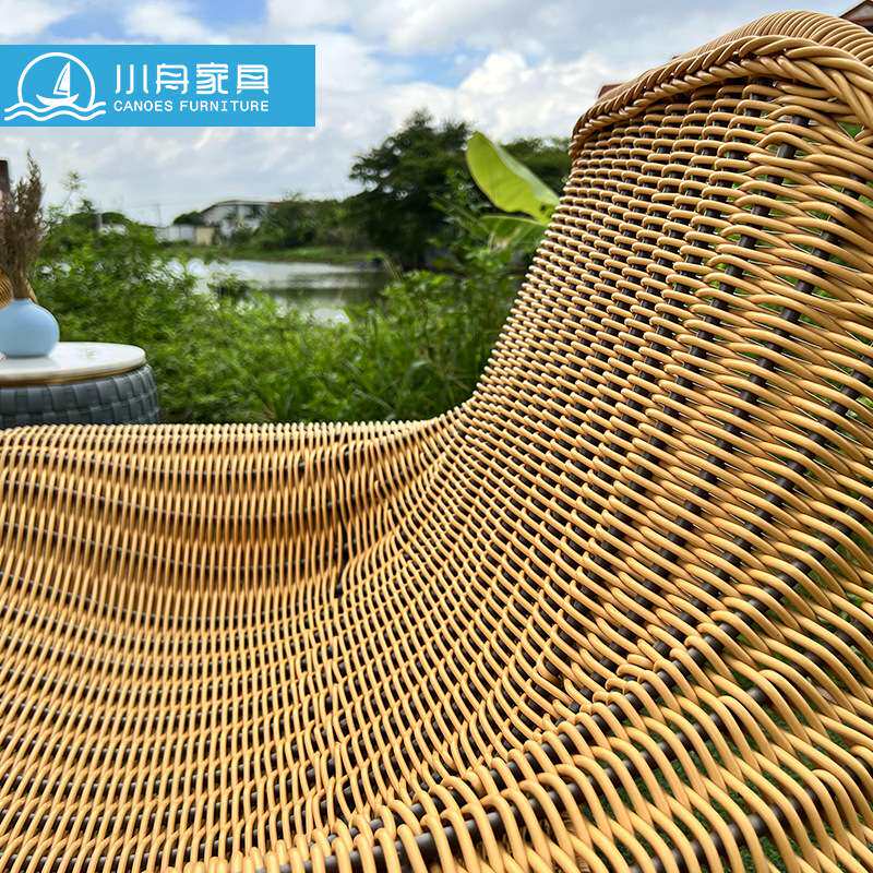 户外家具阳台庭院创意藤桌椅休闲花园别墅藤椅样板房客厅藤艺沙发