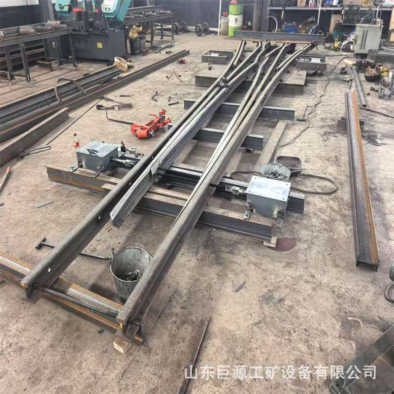 气动道岔工作可靠无极绳单开道岔厂家直供矿用气动无极绳道岔
