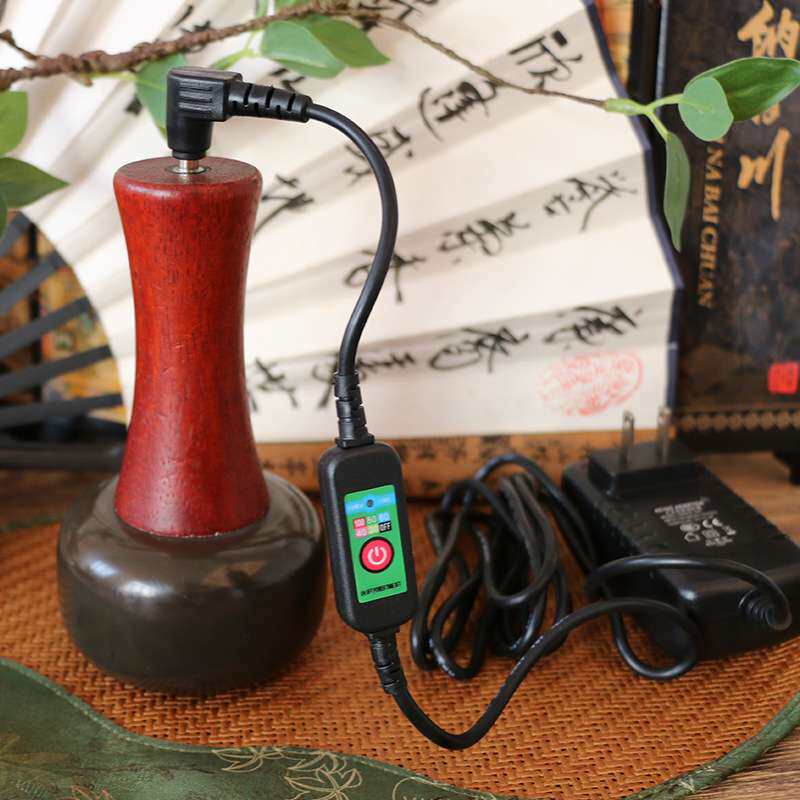 电热砭石能量温灸仪圆面经络汉灸热灸家用仪器大头温灸仪