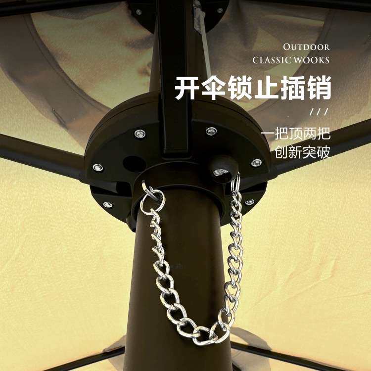 户外防雨遮阳伞广告伞庭院伞室外花园阳台大太阳伞摆摊商用双头伞