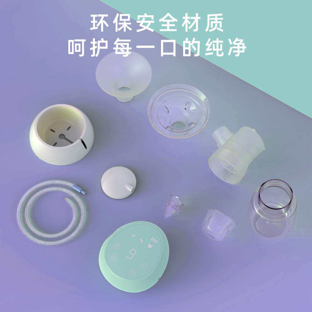 智能电动吸奶器静音 大容量可充电显示屏挤奶器产妇吸乳器吸力大